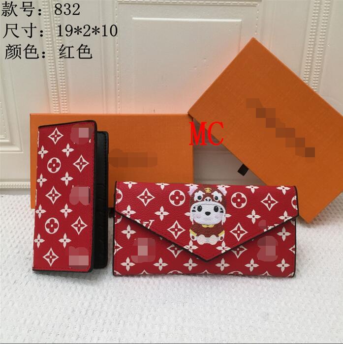 

Fashion brand bags lady delicate purse Designer bag 2pcs set wallet luxurys designers women/men top leather tote High Quality Key coin purse Plaid card holder #832, Black