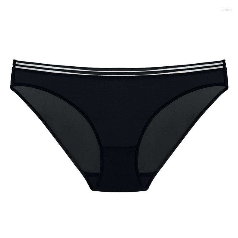 

Women' Panties Women Sexy Lace Underwear Woman Knickers Mesh Floral Lingerie Female Seamless Briefs Underpants Low-Rise, Black