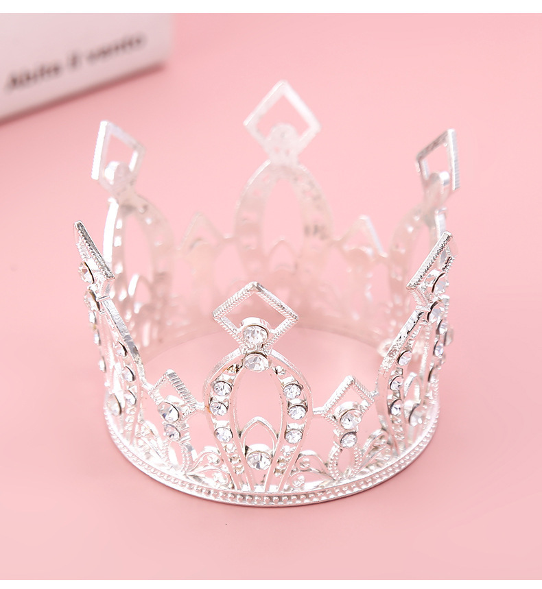 

Stingy Brim Hats Children's headdress birthday decoration alloy children custom 230314, White