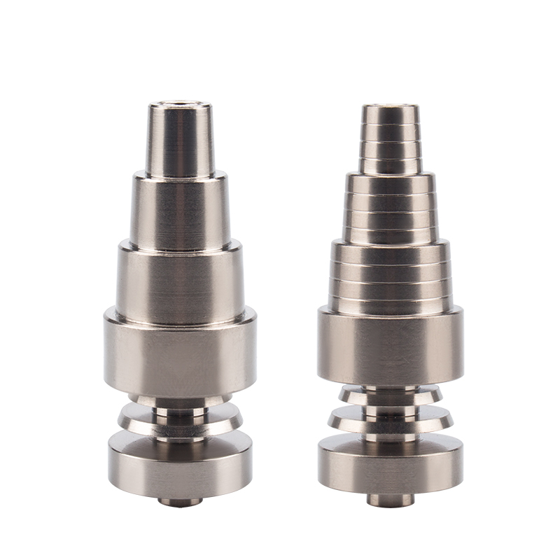 

Paladin886 CSYC T003 Smoking Pipes Titanium Nail 6 in 1 Dabber Nails 10mm/14mm/18mm Male Female Dab Rig Glass Water Pipe Ash Catcher Bong Tool