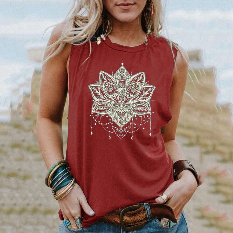 

Women's Tanks 2023 Women Summer Harajuku Sleeveless Tank TopsClothes Y2K Casual Loose Round Neck Graphic Printing Tee Shirt Lady, Gray