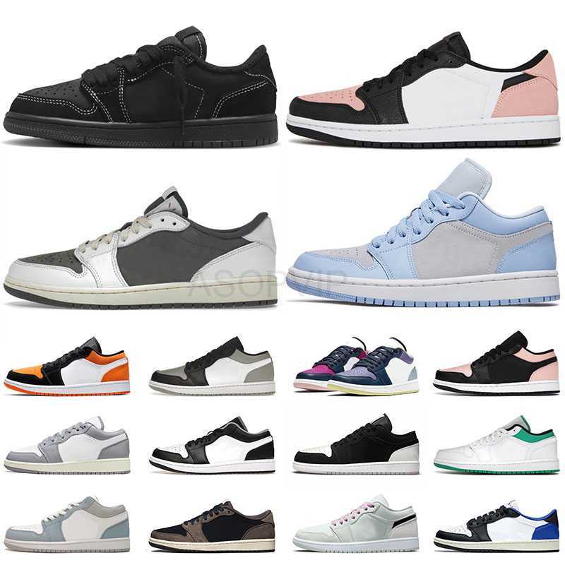 

designer shoes TS Black Phantom 1 Jumpman Low Basketball Shoes Men Women Reverse Mocha Designer 1s Diamond Barely Green Vintage Grey Unc Shadow Sports sandal, 36-46 mocha