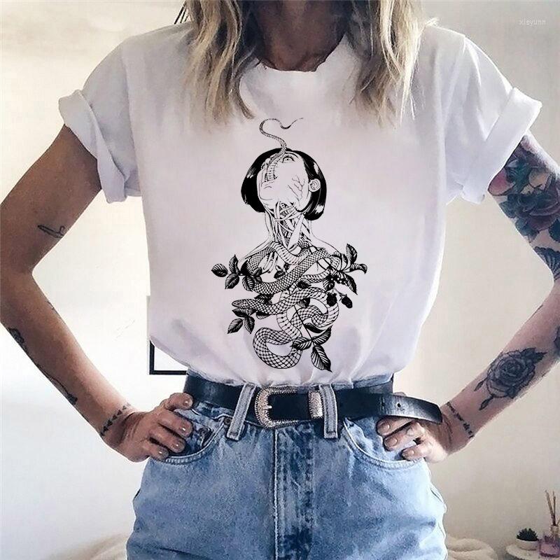 

Women' T Shirts T-shirts Women Terror Summer Tshirts Mujer Camisetas Fashion Clothes Graphic Tshirt Top Lady Print Female Tee T-Shirt, 27943