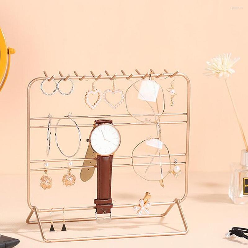 

Jewelry Pouches Luxury Surface Metal Necklace Holder Stand Gifts For Mom And Girls
