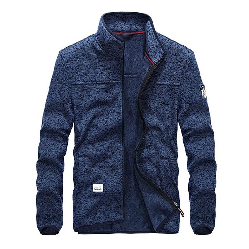 

Men's Jackets Spring Autumn Bomber Jacket Men Big Size -4XL Casual Fashion Windbreaker Stand Collar Jaqueta Masculina, Sky blue
