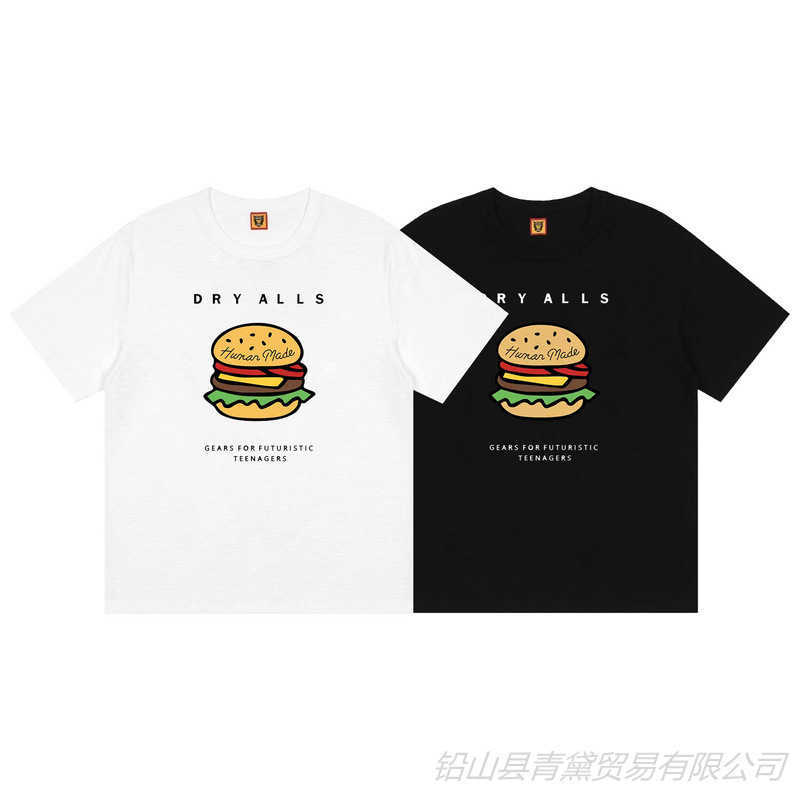 

Men's T-Shirts Human Made T-shirt Man Women 1 1 Hamburg Printed T-shirt Human Made Casual Tops L230317, Black