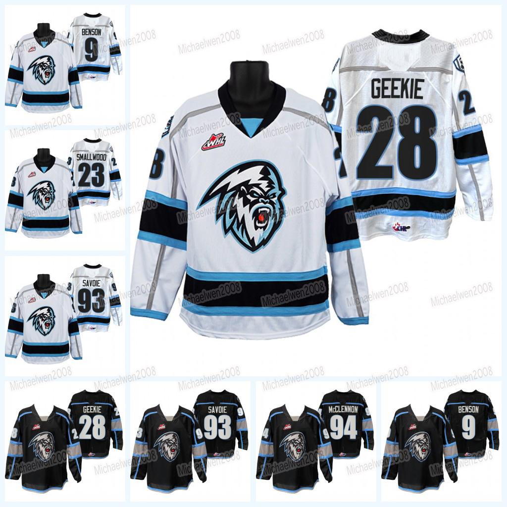 

WHL Winnipeg Ice Hockey Jersey Conor Geekie Matthew Savoie Zachary Benson Benjamin Zloty Carson Lambos Connor McClennon Michael Milne Jakin, Youth
