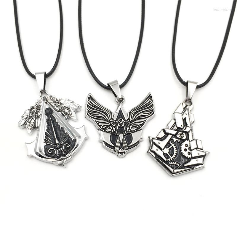 

Chains Game LOGO Pendant Necklace Gear Choker For Men Gift Movie Jewelry