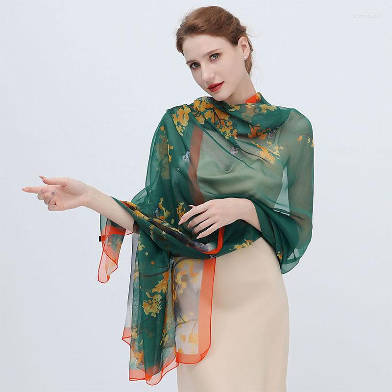 

Scarves Print Silk Scarf Hijab Women Spring Deisgn Soft Beach Stoles Elegant Head Echarpe Shawl Satin Large Wrap Bandana