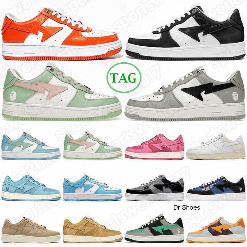

Bapesta Bapestas Baped Sta Casual Shoes Sk8 Low Men Women Black White Pastel Green Blue Suede Pink Camo Combo Mens Womens Trainers Outdoor, 36-45 orange
