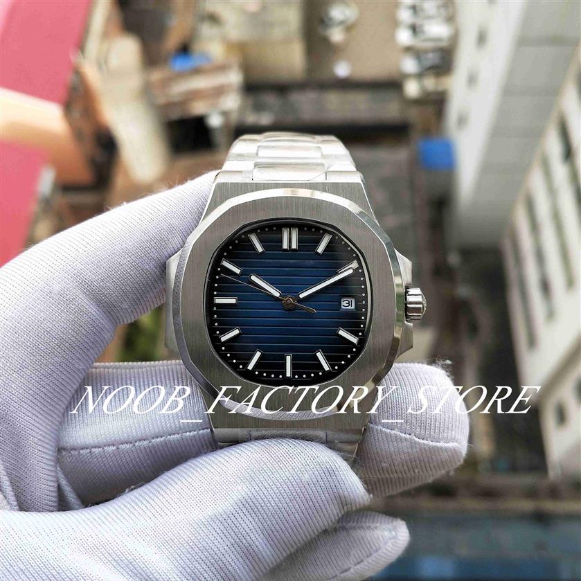 

2 Colors UF Factory Mens Automatic Cal 324 Movement 40mm Watch Blue Black Dial Classic Watches Transparent Back Wristwatches New O290c, 01