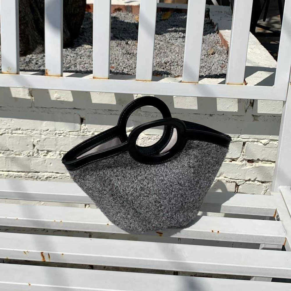 

Winter Women Bags Woolen Brand Luxury Handbags Designer Crossbody Plush Shoulder Bag Purse Clutch bolsa feminina 230304, Black