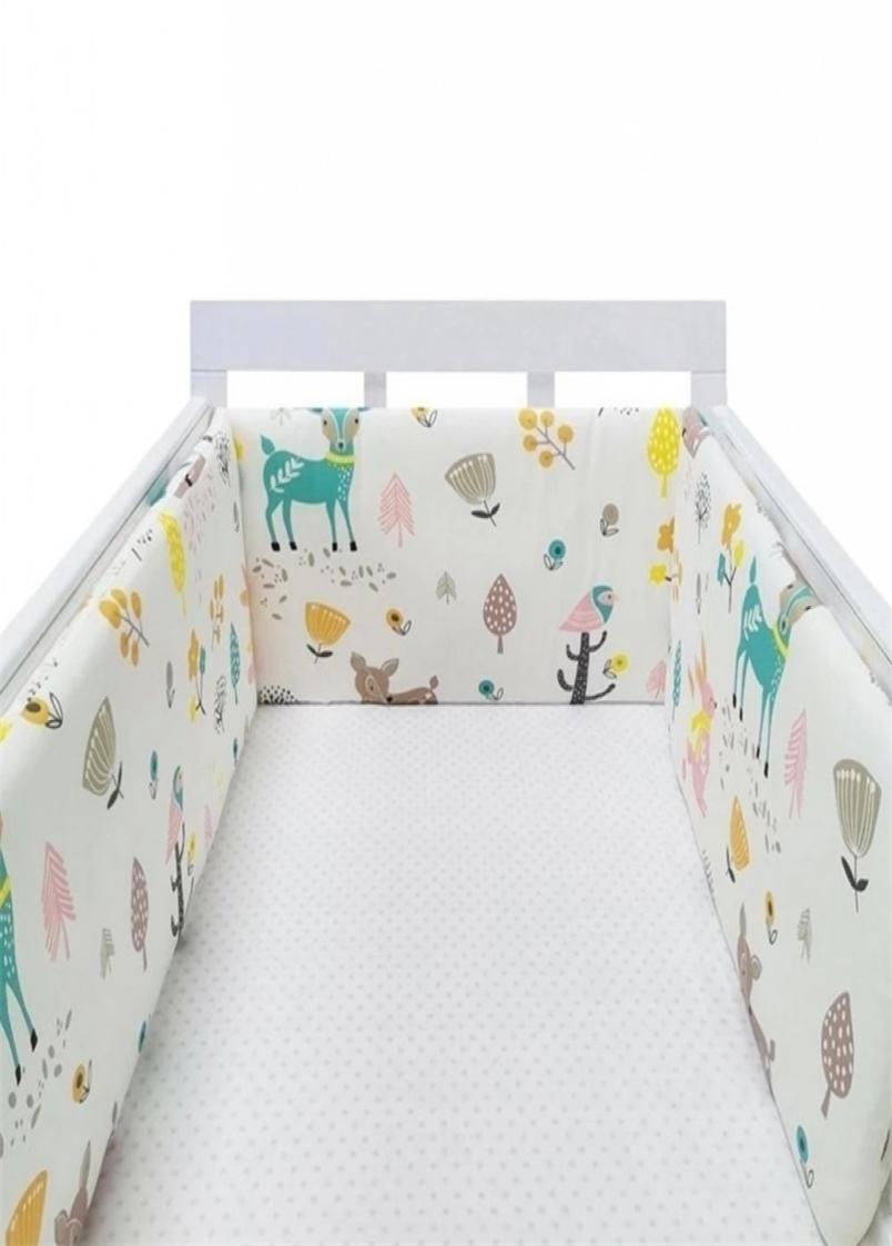 

Bed Rails Baby Crib Bumper Set born Polka Dot Cotton Printed Cot Bumpers in Infant Protector For Boy Girl 200x30cm 2209289494619