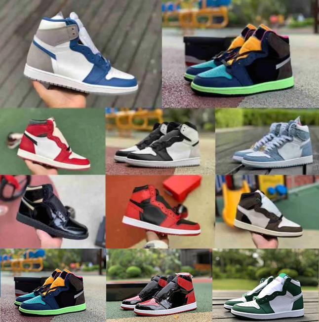 

Chicago Lost Found Jumpman 1 1s Basketball Shoes Og Bio Hack Obsidian Bred True Dark Marina Blue Chill Green Toe New Love Pollen Seafoam Designer Sports Sneakers, 10