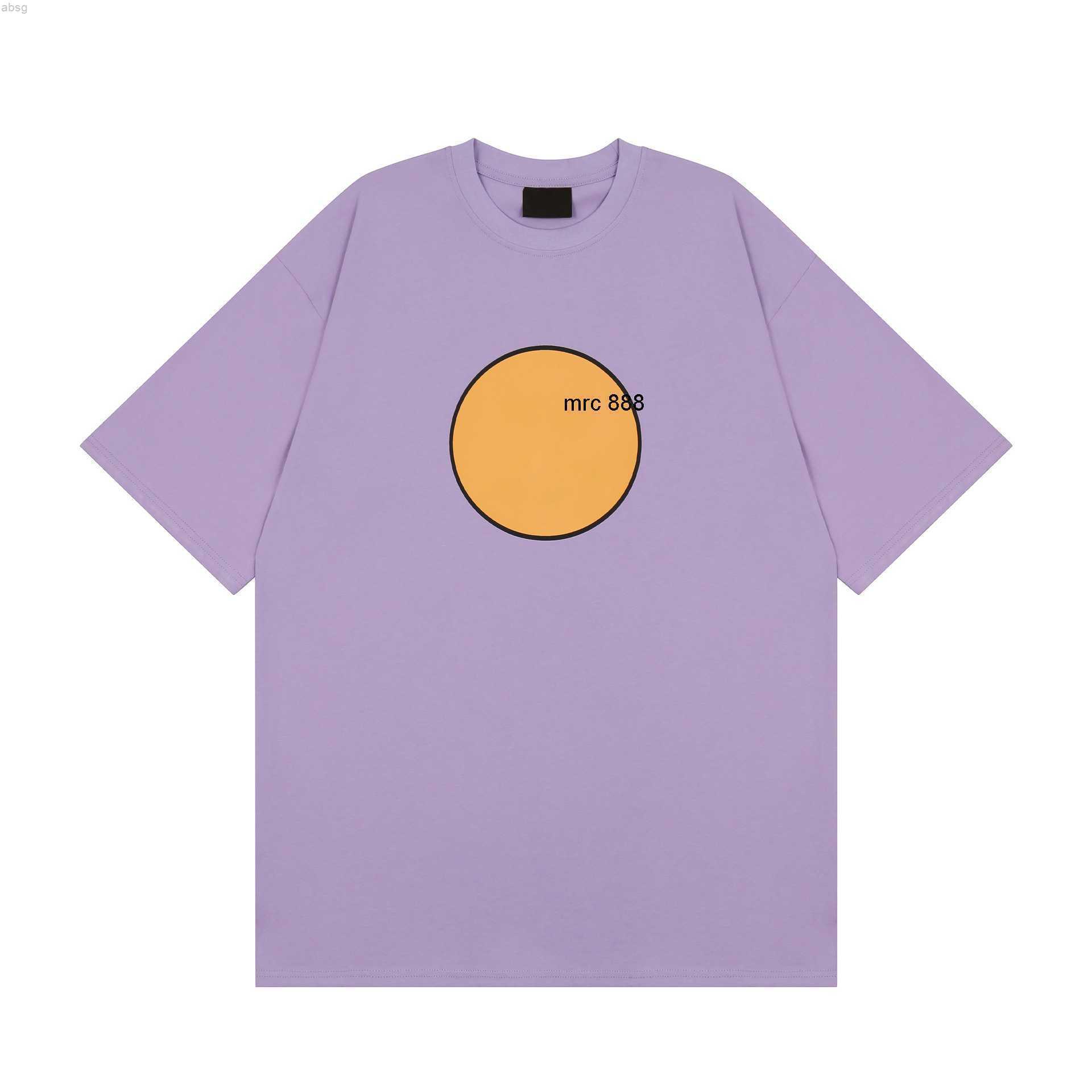 

Men' and Women' t Shirt Drews House Printing Smile Casual Fashion Trend Must-have Designer Sportswear, Purple