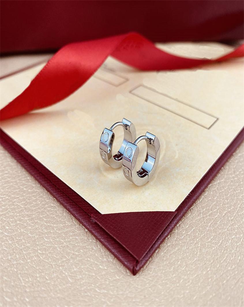 

Luxurious Fashion Hoop Earrings Men Women Couples Silver Color Earring Personalized Jewelry Wedding Party Designer Custom Boho Jew9960885