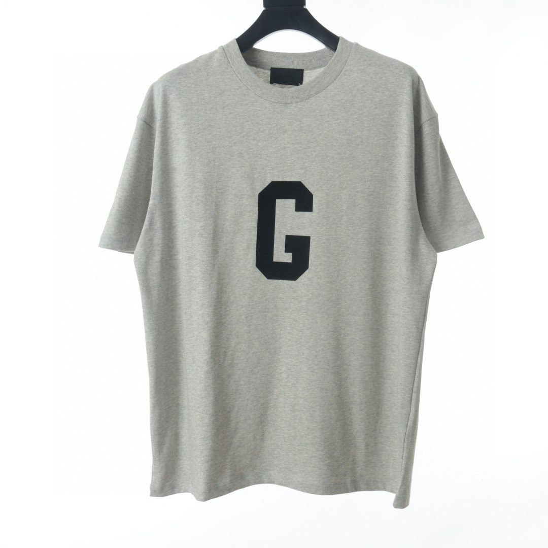 

Men's Plus Tees & Polos Round T-shirt plus size neck embroidered and printed polar style summer wear with street pure cotton 4qer