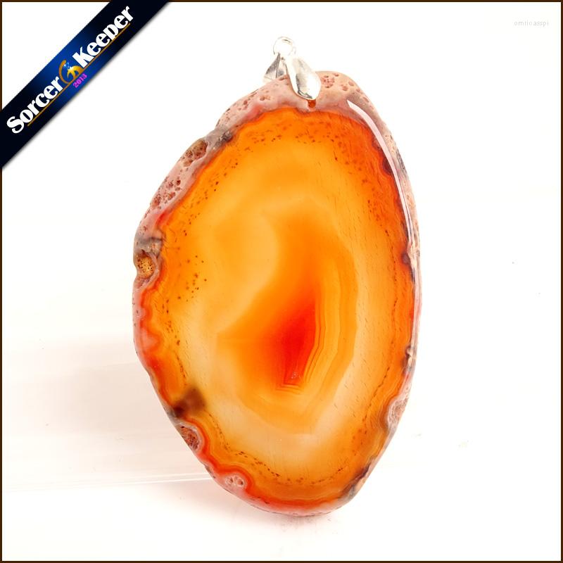 

Pendant Necklaces Natural Stone Polished Agate Geode Quartz Crystal Cluster Druzy Drusy Elestial Skeletal Specimen Fit Jewelry Making 045