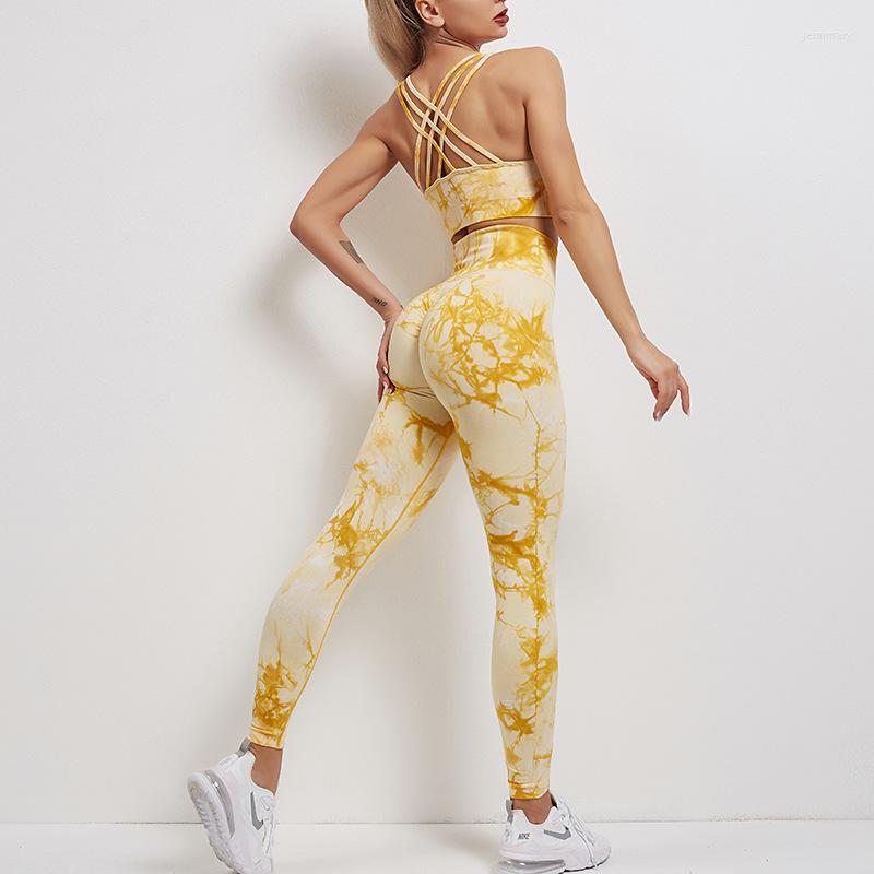 

Active Sets WHOUARE Seamless Yoga Set For Fitness Running Gym Suits Sports Bra High Waist Leggings Tie Dye Quick Dry Breathable Clothes, Black