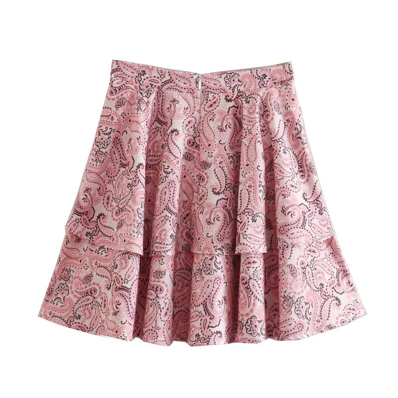 

Skirts Women Pleated Skirt 2023 Fashion Smocked Decoration Office Ladies Casual Slit SkirtSkirts, Ldsd3230