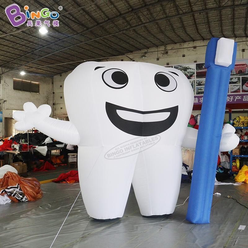 

4M Height Inflatable Tooth Cartoon Model Inflation teeth Models For Decoration Advertising Event With Air Blower Toys Sports