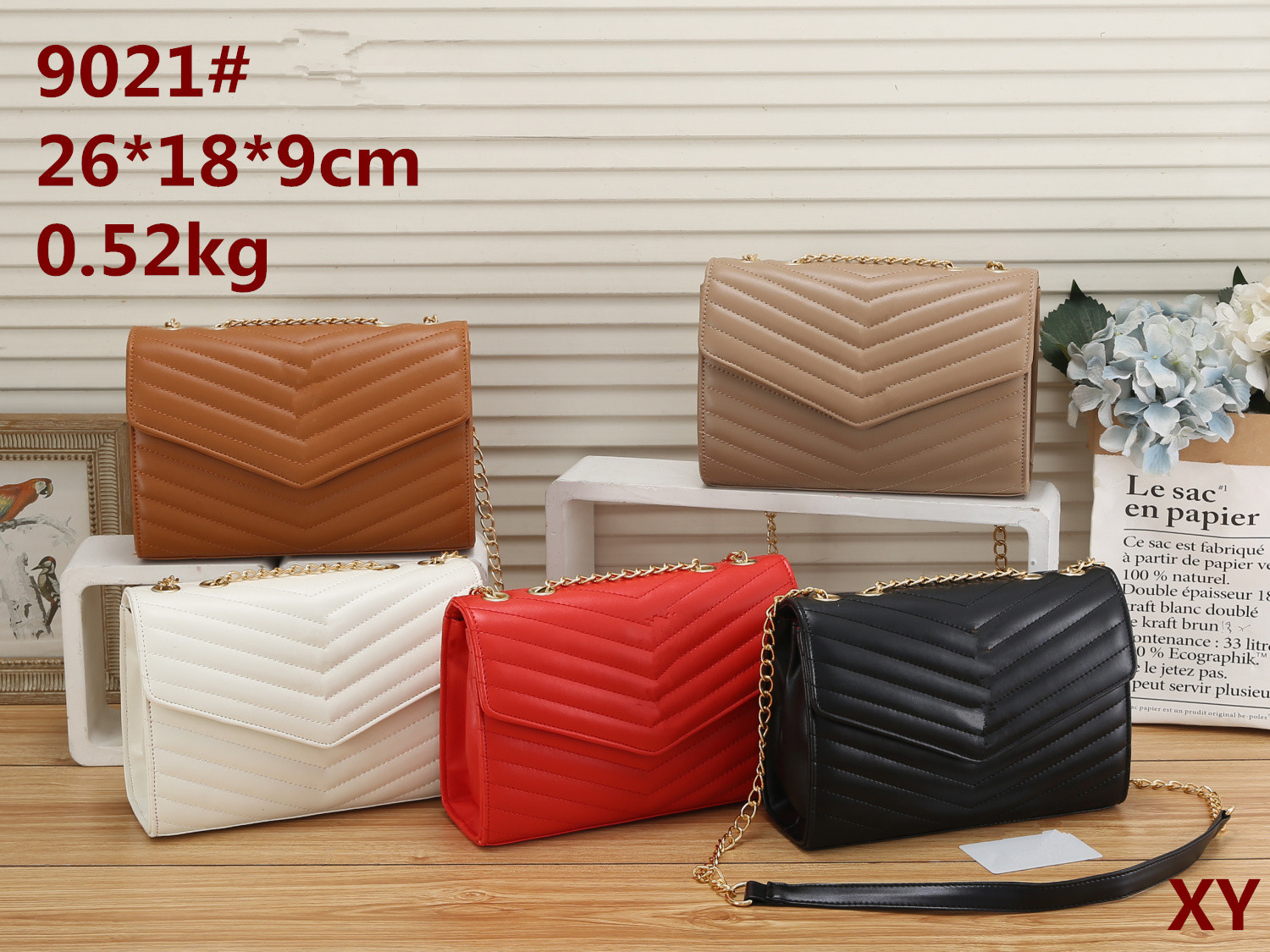 

Designer clutch handbags woc Envelope Genuine leather caviar bags wallet on chain purse fashion lady shoulder bag women handbag vintage card holder purse 084, Red