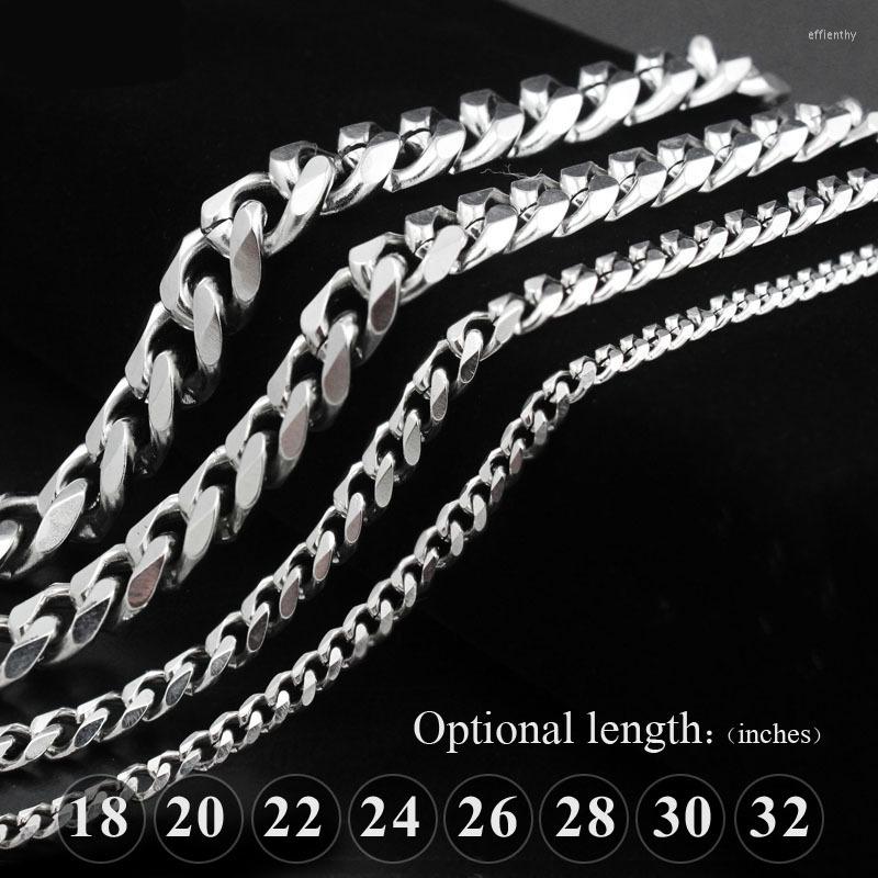 

Chains 1 Pc Stainless Steel Good Quality Man Link Chain Necklace 18-32'' Long
