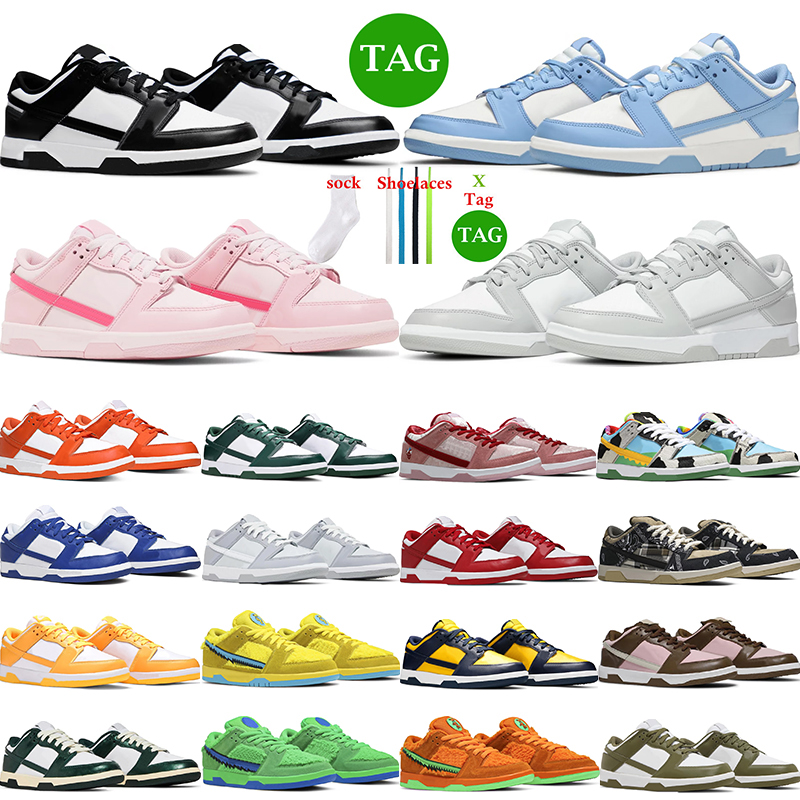 

panda low outdoor men shoes running UNC University Red womens Syracuse Triple Pink Grey Fog StrangeLove mens trainers sports sneakers Big size, 25