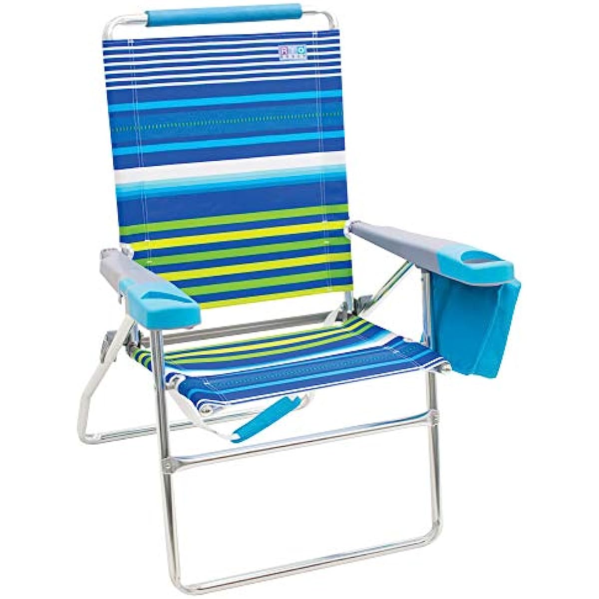 

Rio Beach 17 Extended Height 4 Position Folding Beach Chair