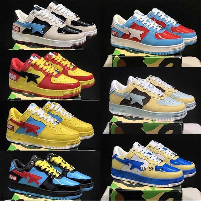 

Designer Bapestas Casual Shoes Mens Womens STA Sk8 Skate Men Women Bapesta Camouflage Low Top Sneakers F92F, Colour 20