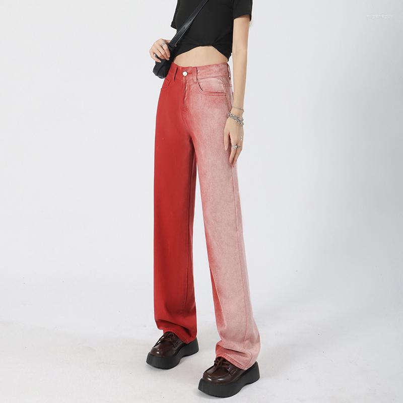 

Women's Jeans ILARES Women's Pants Y2k Straight Leg Woman Clothing Female Korean Fashion Vintage Clothes 2023 Baggy, Picture color