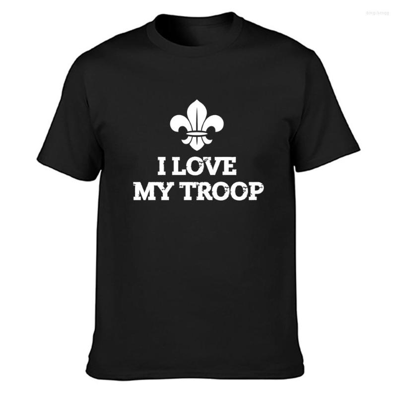 

Men' T Shirts Scout I Love My Troop Baseball Shirt Tee Fashion Over Size -5xl Knitted Fit Summer Style Trend Kawaii, Black