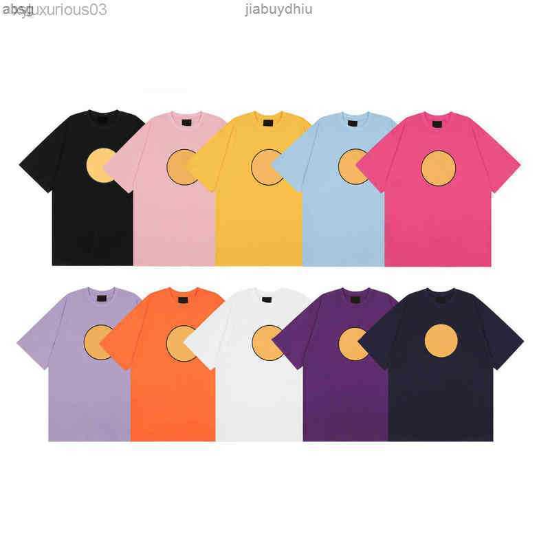 

Drew Basic t Shirt for Men and Women Couple Tees Smiley Face Printing Oversize Version Star Short Sleeve Fashion Trendy Design T-shirt, White