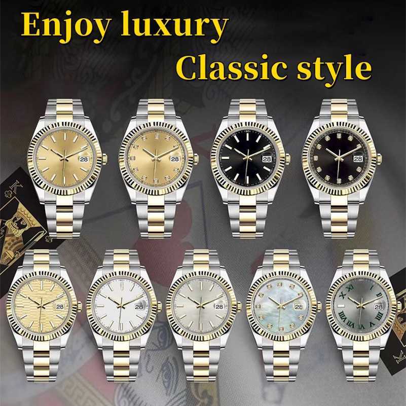 

Rolax Luxury Top Couples Watch 36mm/41mm Mens Automatic Movement Stainless Steel Watch 28mm montre de luxe ayw BV5G