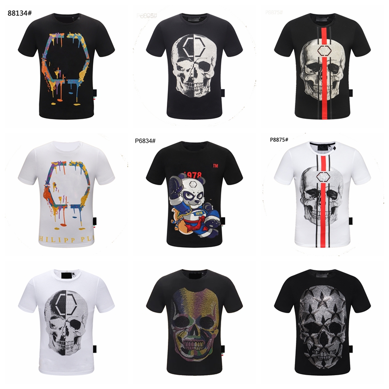 

Men's Tees & Polos Designer Mens Skull Diamond t shirts Short sleeve Brand Spring and Summer high O-Neck Quality Skulls TShirt tees #CH31, Don´t shoot(non-delivery)
