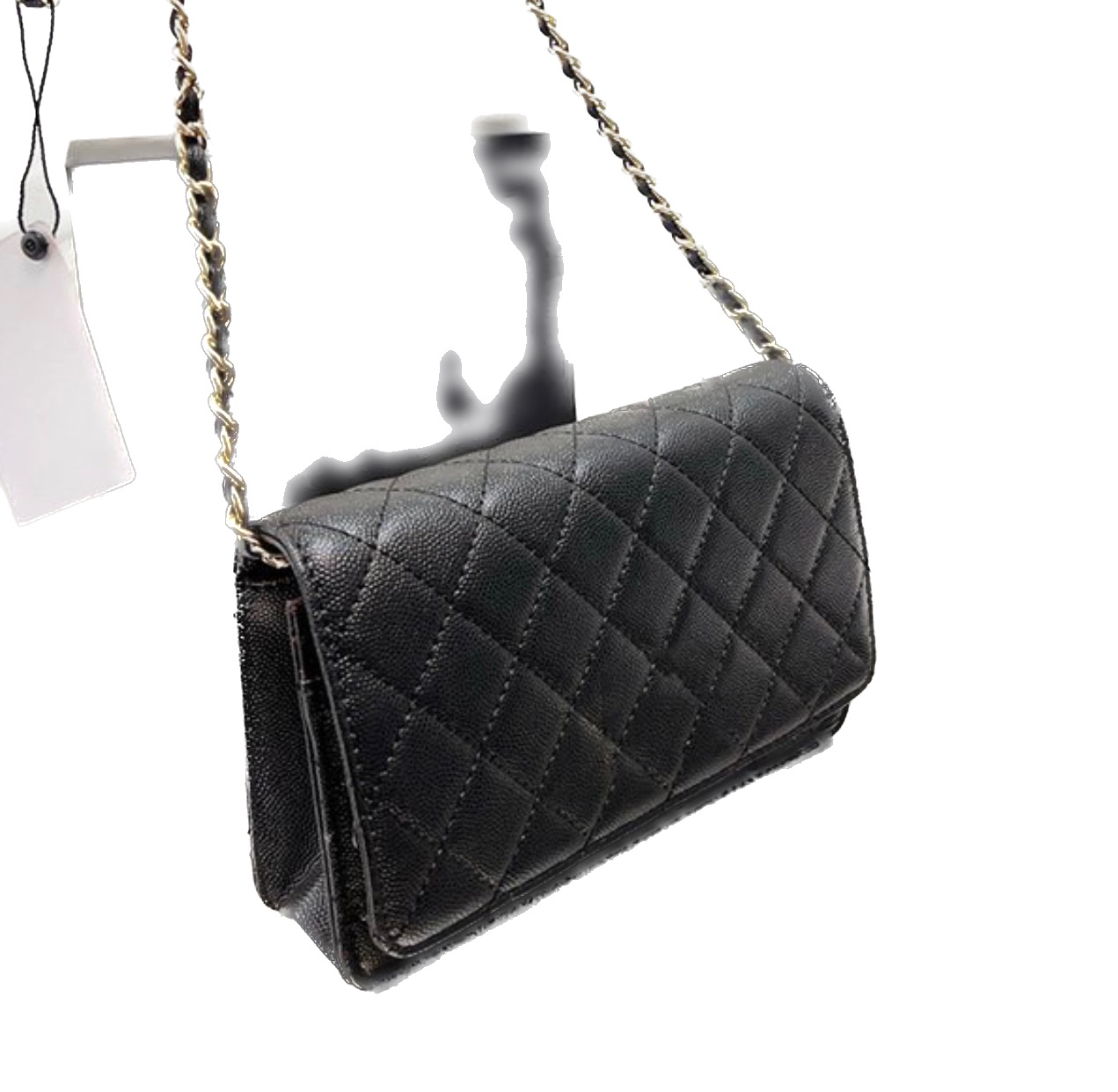 

CC Bag Luxury Brand Cross Body Womens Caviar Leather Mini Flap Bags Calfskin Phone Card Holder Multi Pochette Two-tone C Gold Hardware Matelasse Chain Crossbody, #13