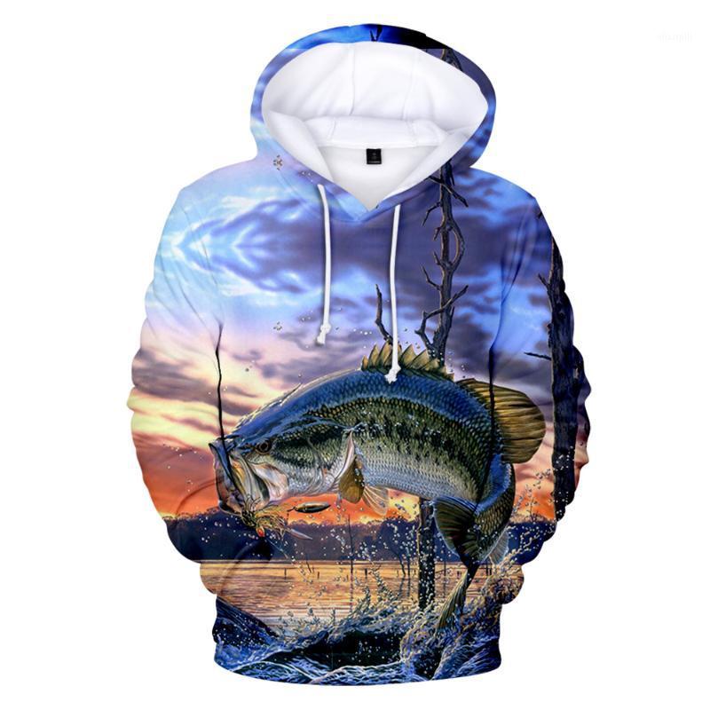 

Men's Hoodies & Sweatshirts 3D Printing Fashion Fish And Women's Hooded Tops Harajuku Spring Autumn Pullovers