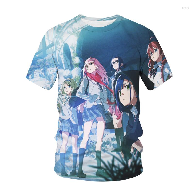 

Men's T Shirts Anime T-shirt Cute Girls Darling In The Franxx 3D Print Streetwear Men Women Fashion Hip Hop Shirt Harajuku Tshirt Tops, Ataa7928