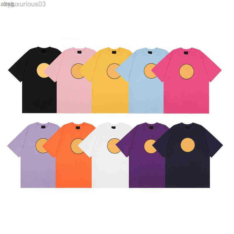 

T- Shirt Drew Basic t for Men and Women Couple Tees Smiley Face Printing Oversize Version Star Short Sleeve Fashion Trendy Design, Lavender