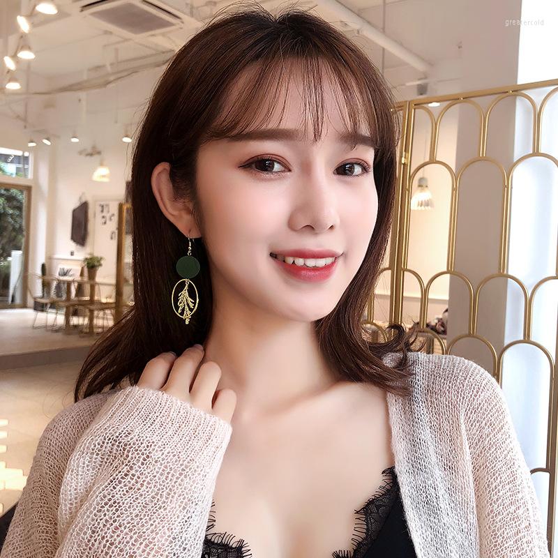 

Stud Earrings Cool Wind Retro Super Fairy Circle Temperament Simple Personality Versatile Korean Chaoren