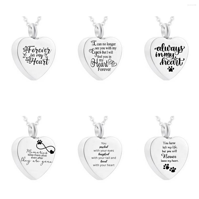 

Pendant Necklaces 21 Styles Cremation Jewelry For Ashes Forever In My Heart Urn Necklace Memorial