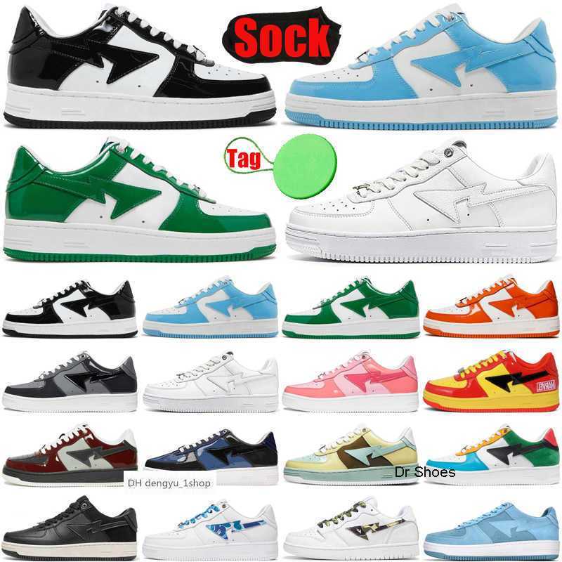

bapestas sk8 sta low baped Designer casual shoes mens womens shoe lows Black green Camo Combo Pink Plate-forme luxury trainers sports NKS, 13