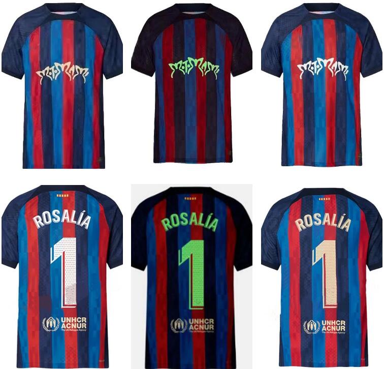 

23 24 Lewandowski Rosalia Motomami soccer jerseys PEDRI ANSU FATI O. DEMBELE R. ARAUJO FERRAN KESSIE 2022 2023 Barcelonas Shirts GAVI ADAMA F. DE JONG SERGIO Raphinha, 22 23