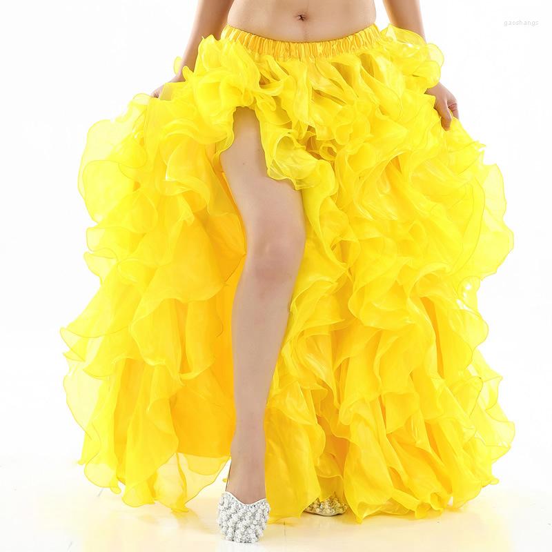 

Stage Wear 2023 Women Belly Dancing Clothing Long Skirts Professional Oriental Dance Bubble Skirt Maxi, Gold