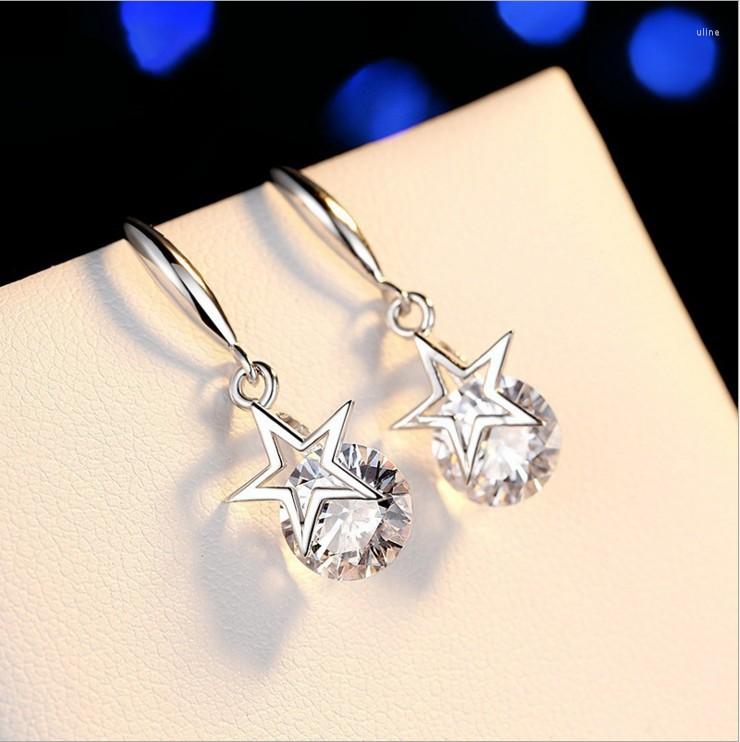 

Stud Earrings For Women In South Korea Fashionable And Fresh Simple Five-point Star