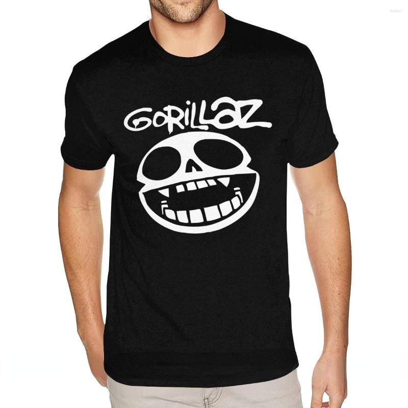 

Men's T Shirts Gorillaz TShirt Men Summer Short-sleev Printed Top Harajuku Anime Funny Street Fashion Cloth Cartoon Graphic Ropa Hombre, Mingyao-black