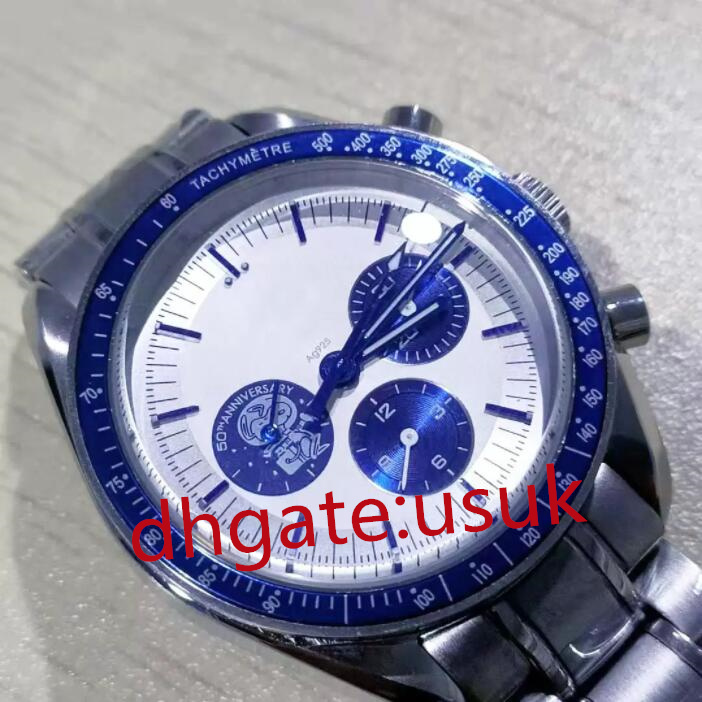 

Men Watch Mens Automatic Movement 50th 1970 aapollos Limited Edition Watches Mechanical James bond 007 masters montre Sapphire Luminous Wristwatch, Customize