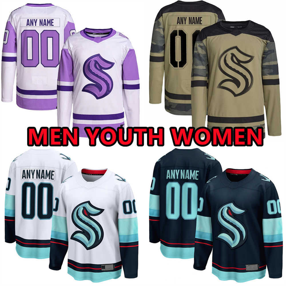 

Custom Hockey Jerseys Seattle''Kraken''Mens 95 Andre Burakovsky 9 Ryan Donato 72 Joonas Donskoi 29 Vince Dunn 8 Cale Fleury 38 Jesper Froden Morgan Geekie Martin Jones, Women (size s-xl)