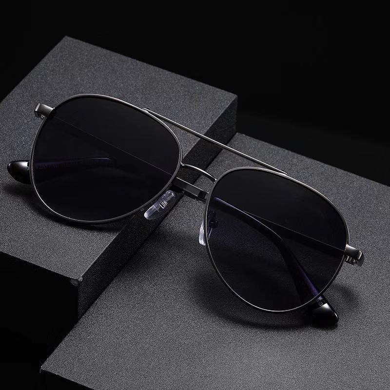 

Designer Sunglass Brand UV400 Eyewear Metal Gold Frame Sunglasses Men Women Mirror Polaroid Glass Lens With Box tiyangate 0034