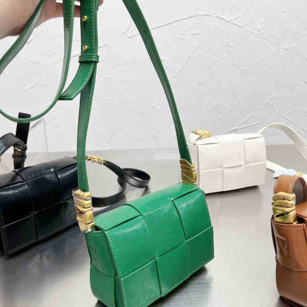 

Shoulder Bags Fashion Shoulder Woven Bags Women Handbag Adjustable Metal Decoration Straps Leather Designer Luxury Crossbody Female Purses 220314, Green
